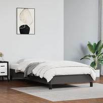Lova VLX With LED 280856, pilka, 211x95 cm, su grotelėmis