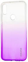 Korpuso galas, galinis dangtelis Evelatus         Huawei      P Smart 2019 Gradient TPU Case       Purple