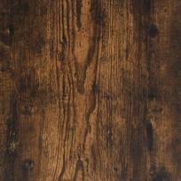 ciuziniai 90 x200 - vidaXL Lovos rėmas su galvūgaliu, dūminio ąžuolo (Smoky Oak), 90x200 cm, mediena - 10 nuotrauka