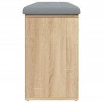 batu suoliukas sonoma - vidaXL Batų suoliukas, sonoma ąžuolas (Sonoma Oak), 102 cm x 32 cm x 50 cm - 5 nuotrauka