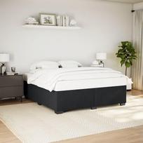 ciuzinis 5 cm - Lova VLX Velvet 288556, juoda, 226x206.5 cm, su grotelėmis - 1 nuotrauka