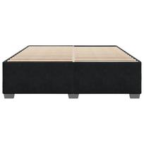 ciuzinis 5 cm - Lova VLX Velvet 288556, juoda, 226x206.5 cm, su grotelėmis - 4 nuotrauka