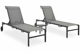 Lauko baldų komplektas VLX Sun Lounger 47846