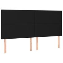 led miegamojo - vidaXL Lova su spyruoklėmis ir čiužiniu, juoda (Black), 160x200 cm, audinys - 7 nuotrauka