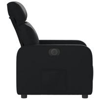 elektriniai foteliai - Fotelis vidaXL Elektrinis atlošiamas krėslas, juodas (Black) - 10 nuotrauka