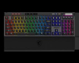 gaming keyboard msi - MSI STRIKE PRO W SILENT Juoda (Black) Žaidimų Klaviatūra - 1 nuotrauka