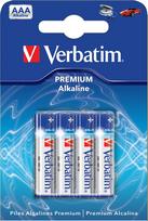 alkaline battery aaa - Verbatim Alkaline Batteries 4 x AAA - 1 nuotrauka