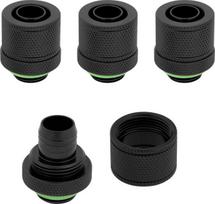 Corsair Hydro X Series XF Compression 10/13mm ID/OD Fitting Four Pack Black