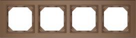 Keturvietis rėmelis Vilma QR1000 FIT LINE, mocha