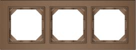 Trivietis rėmelis Vilma QR1000 FIT LINE, mocha