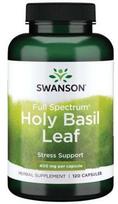 Swanson Šventojo baziliko lapai (Holy basil leaf), 400 mg, N120