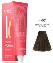 Plaukų dažai Kadus Professional Extra Coverage, natural dark blonde, 4/07, 60 ml