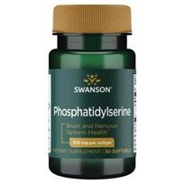 Swanson Fosfatidilserinas (Phosphatidylserine), 100 mg, N30