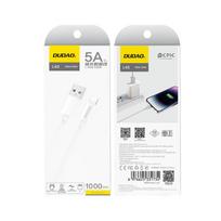 Dudao L4SL USB-A į Lightning 2A kabelis 1m Baltas (White)