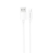 usb 0.1 - Dudao L4SL USB-A į Lightning 2A kabelis 1m Baltas (White) - 2 nuotrauka