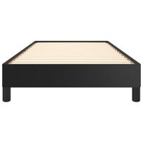 miegamojo lovos rem - Lova VLX Faux Leather 284877, juoda, 212x104 cm, su grotelėmis - 5 nuotrauka