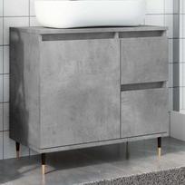 vidaXL Vonios spintelė, betono pilka (Concrete Grey), 65 x 33 x 60 cm