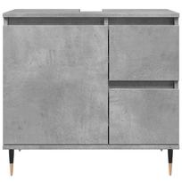 60 cm vonios spintele - vidaXL Vonios spintelė, betono pilka (Concrete Grey), 65 x 33 x 60 cm - 4 nuotrauka