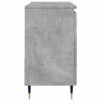 60 cm vonios spintele - vidaXL Vonios spintelė, betono pilka (Concrete Grey), 65 x 33 x 60 cm - 5 nuotrauka