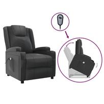 fotelis recliner - Fotelis VLX Stand-up Recliner, juodas, 74 cm x 90.5 cm x 100 cm - 2 nuotrauka