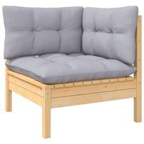lauko baldai 8 vietu - Lauko baldų komplektas VLX Garden Lounge Set 3096039, pilkas/rudas, 8 vietų - 4 nuotrauka