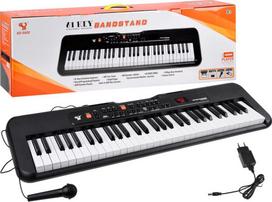 elektrinis pianinas - Vaikiškas sintezatorius SD-S850 su mikrofonu ir 61 klavišu - 1 nuotrauka