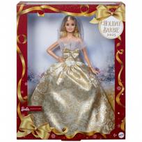 Mattel Barbie Holiday kolekcinė šviesiaplaukė lėlė JBH95
