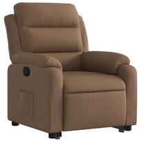 fotelis atsistoti - Atlošiamas krėslas VLX Stand-Up 329703, rudas, 89 cm x 70 cm x 103.5 cm - 3 nuotrauka