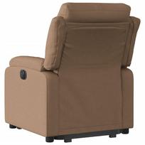 fotelis atsistoti - Atlošiamas krėslas VLX Stand-Up 329703, rudas, 89 cm x 70 cm x 103.5 cm - 4 nuotrauka