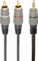 2rca kabelis - GEMBIRD CCA-352-2.5M - 1 nuotrauka