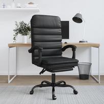masazines biuro kedes - vidaXL Atlošiama masažinė biuro kėdė, Juoda (Black) - 1 nuotrauka