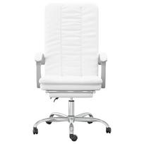 atlosiami foteliai - Atlošiama biuro kėdė CHRVXL349702, balta (White) - 3 nuotrauka