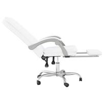 atlosiami foteliai - Atlošiama biuro kėdė CHRVXL349702, balta (White) - 7 nuotrauka