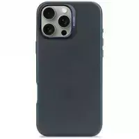 iphone 16 pro max deklas magsafe - Decoded Leather MagSafe Case for iPhone 16 Pro Max - Tamsiai Mėlynas (Navy Blue) - 1 nuotrauka