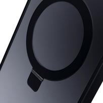 3MK Smoke Case with MagSafe & Stand for Samsung Galaxy S24 Plus - Juodas (Black)