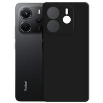 xiaomi telefonai - 3MK Matt Case Pro dėklas skirtas Xiaomi Redmi Note 14 4G - Juodas (Black) - 1 nuotrauka