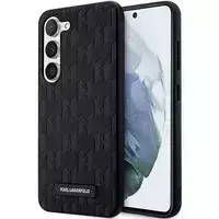 deklai samsung galaxy s23 - Karl Lagerfeld Samsung Galaxy S23 Saffiano Mono Metal Logo dėklas - Juodas (Black) - 1 nuotrauka