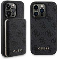 Apple iPhone 14 Pro Guess Dėklas + Powerbank MagSafe 5000mAh - Juodas (Black)