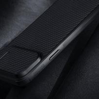 apple iphone pro max 14 - Nillkin Synthetic Fiber S Case Apple iPhone 14 Pro Max - Juodas (Black) - 1 nuotrauka