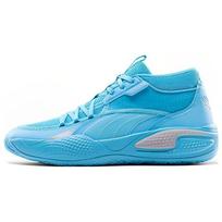 Puma Court Rider Simple Comfortable Mid-Top Basketball Shoes Unisex Sneakers Ocean-Blue 379069-01 44