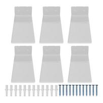 6Pcs Floating Shoes Rack Basketball Shoes Football Shoes Display Rack Wall Acrylic Transparent