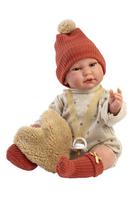 Lėlė - kūdikis su priedais Llorens Luis 74502, 45 cm, Ruda (Brown)