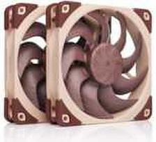 3 pin - Noctua NF-A12x25 G2 PWM Sx2-PP 120mm 2 vnt. pakuotėje - 1 nuotrauka