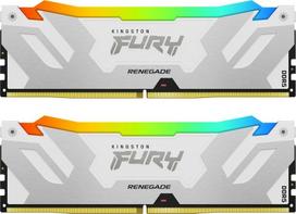 Kingston FURY Renegade RGB DDR5 64GB (2x32GB) 6400MHz CL32 Baltas (White)