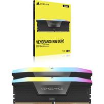 ram 8gb ddr5 - Corsair Vengeance RGB Juodas (Black) 96GB (2x48GB) DDR5 5200MHz DIMM CMH96GX5M2B5200C38 - 1 nuotrauka