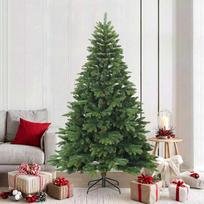 vidaXL Dirbtinė Sulankstoma Kalėdų Eglutė su stovu Žalia (Green) 210 cm