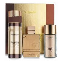 Al Haramain Amber Oud Gold Edition Extreme Rinkinys 75ml + 30ml + Dezodorantas 200ml