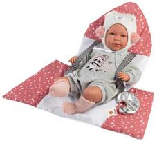 Lėlė - kūdikis su priedais Llorens Mimi 74136, 42 cm, Rožinė (Pink)