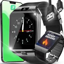 ismanusis laikrodus su sim kortele - Retoo Smart Watch E039 Juodas (Black) - 1 nuotrauka