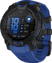 Garmin Instinct 3 45mm AMOLED Juodas/Mėlynas (Black/Blue)